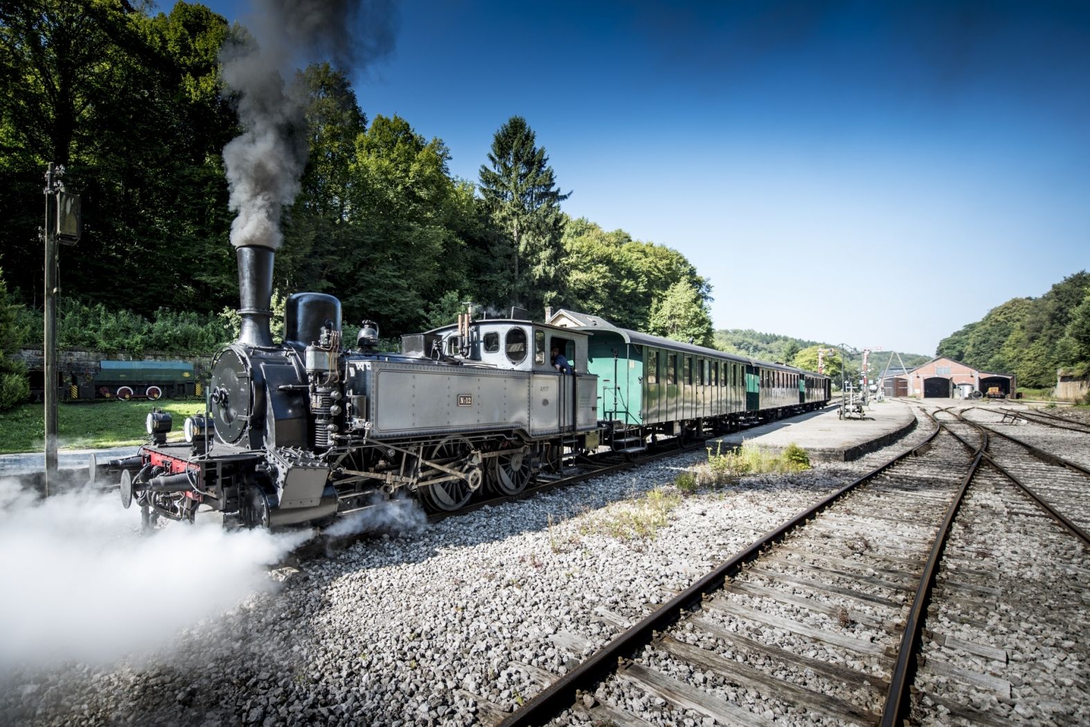 Historical steam train "Train 1900"